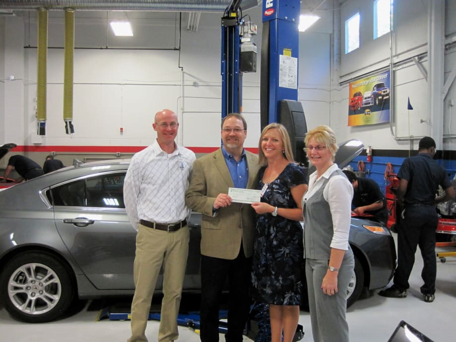 Belding Presents $10K Scholarship Check to Ranken Technical College