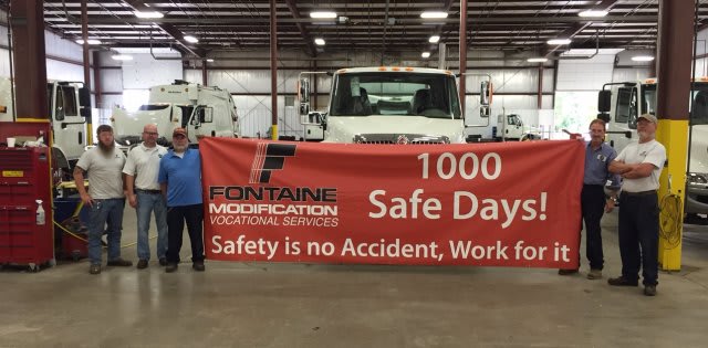 Fontaine Facility Reaches 1,000-Day Safety Milestone