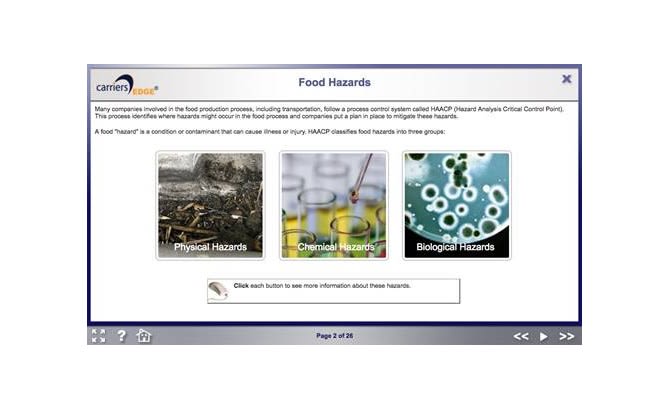 CarriersEdge Addresses Food Safety Training 