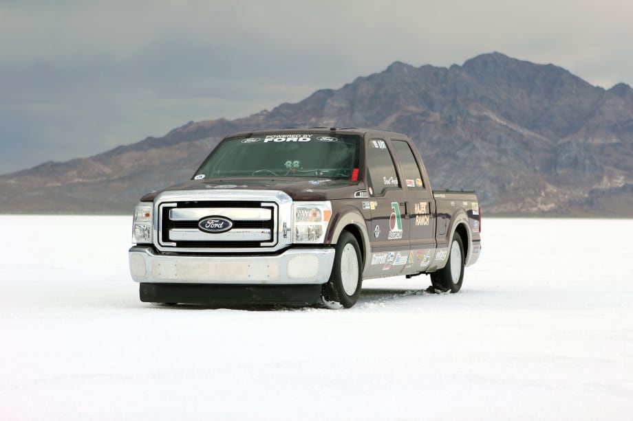 Hajek Motorsports Breaks Two Land Speed Records with Ford F-250 Super Duty