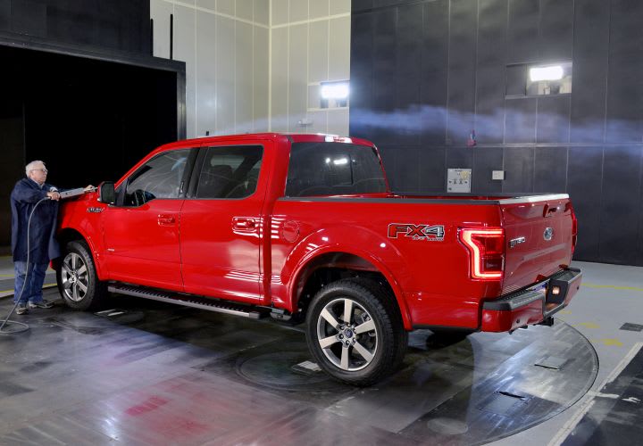 Ford Improves F-150's Aerodynamic Efficiency