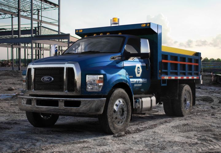 Ford Extends F-650/F-750 V-8 Diesel's Range