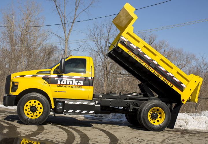 Ford Shows F-750 Tonka Dump Truck
