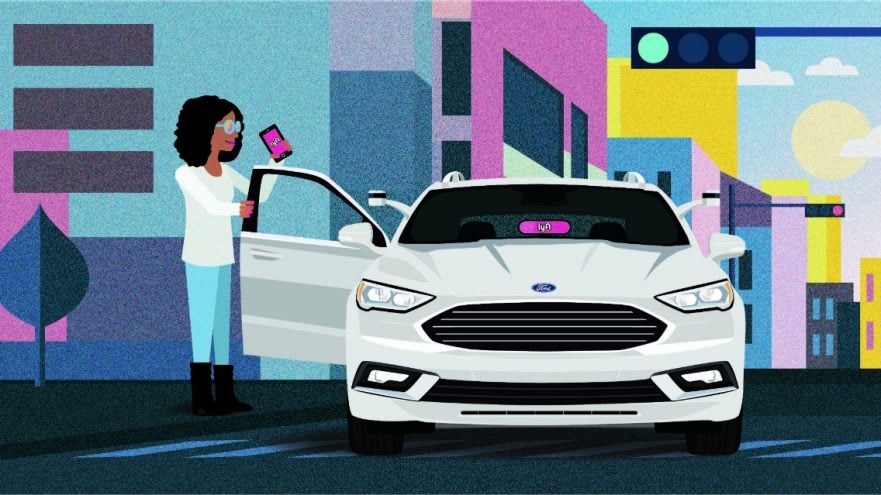 Ford Partners With Lyft to Test Self-Driving Vehicles