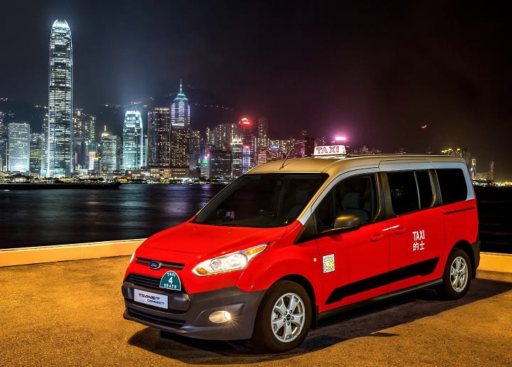 New Ford Transit Connect Taxi Begins Service in Hong Kong