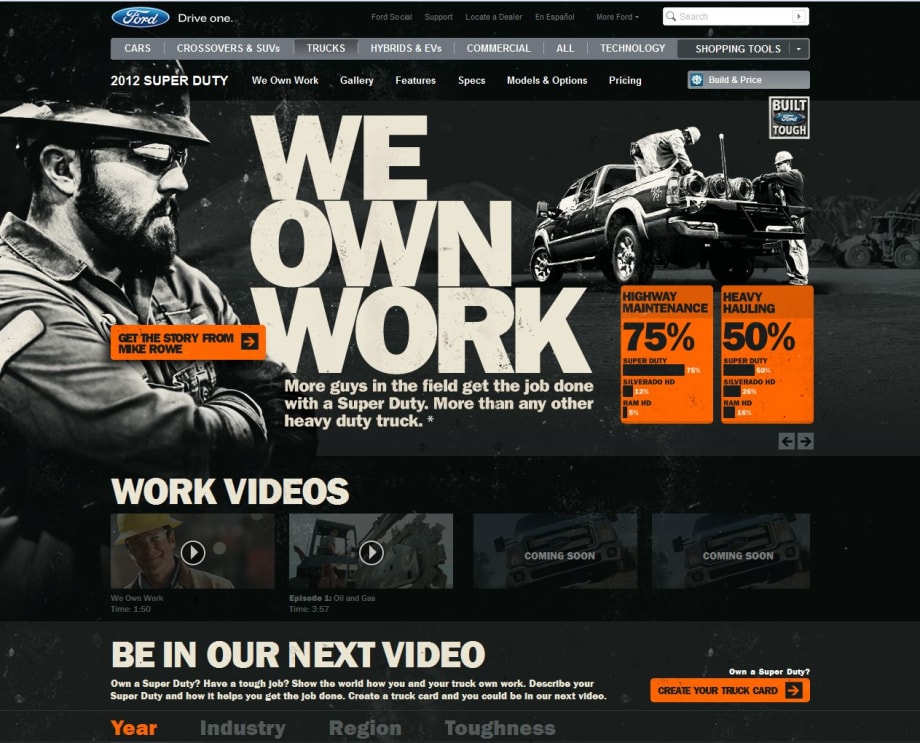 Ford Creates Tradesman-Focused Website for Super Duty
