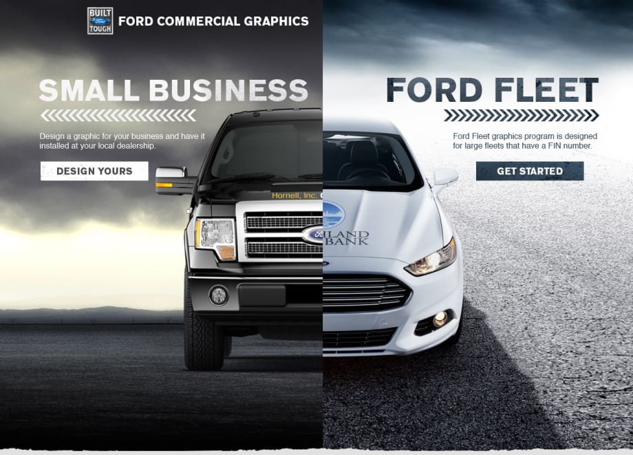 Ford's Commercial Graphics Site Offers Design Tool, 3M Program