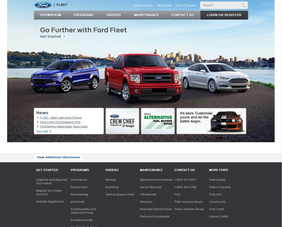 Ford Launches New Fleet Website