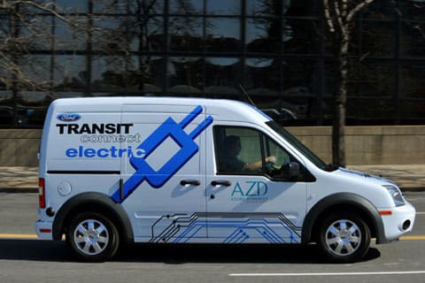 UK Company Launches Ford Transit Connect E-Van Repair Services