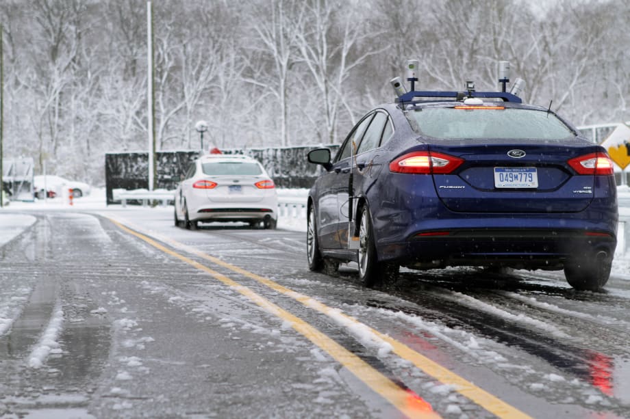 Ford Testing Self-Driving Cars in Snow
