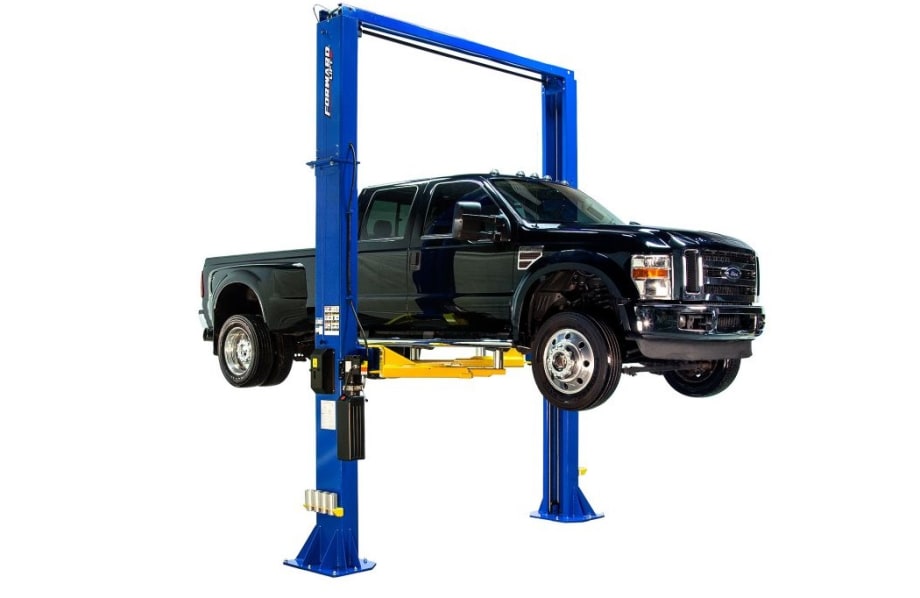 Two-Post Lift Designed for Strength and Flexibility