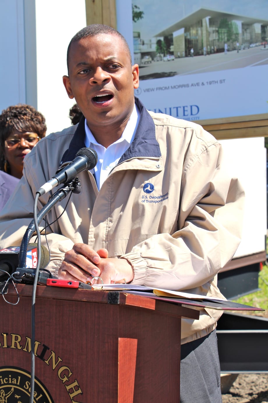 DOT Secretary Bus Tour Rolls for Transportation Funding