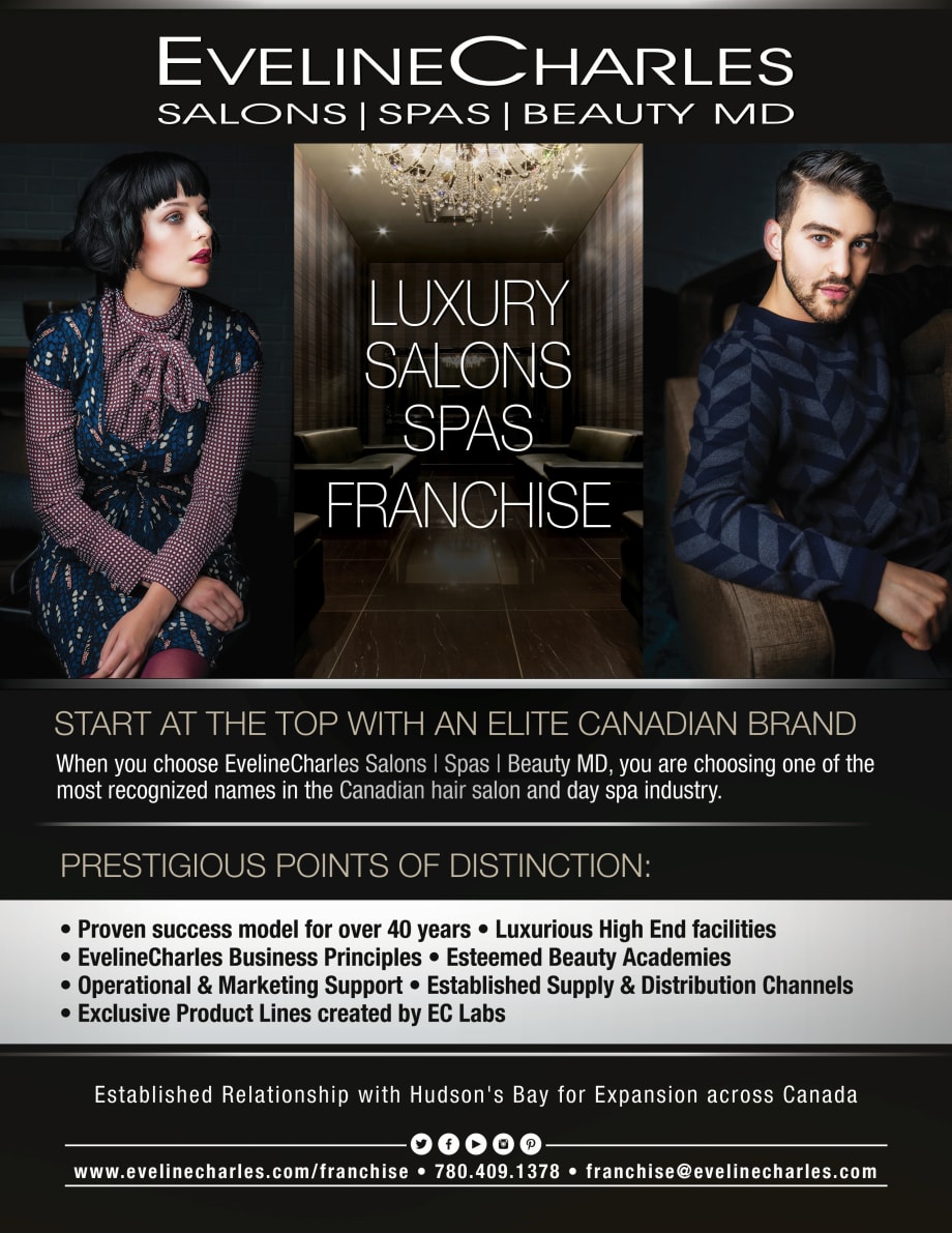 Eveline Charles Launches Franchise Opportunity with Retailer Hudson's Bay