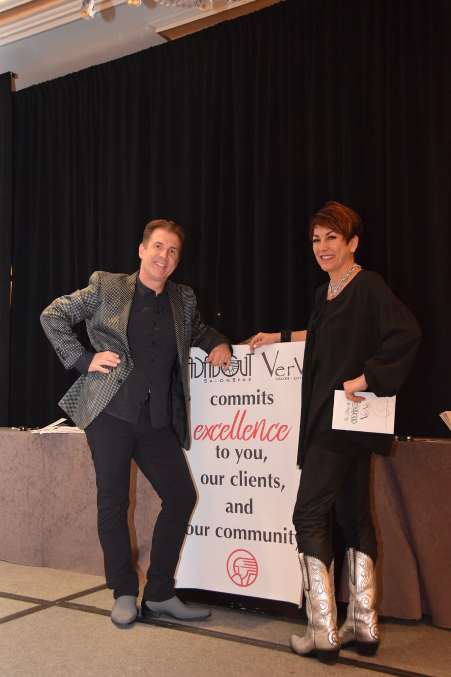 Serious Business Challenges Attendees with Question, "Will You?"