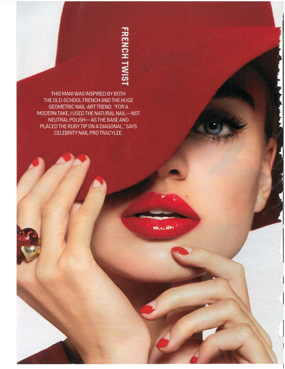 French Twist in Red