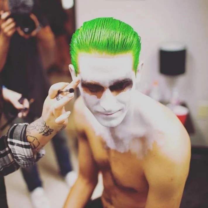 HOW-TO: Glowing Green Hair Color - Inspired by Joker from Suicide Squad