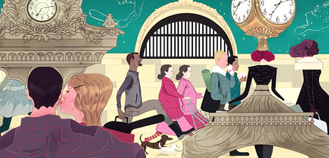 N.Y. MTA unveils new subway art cards