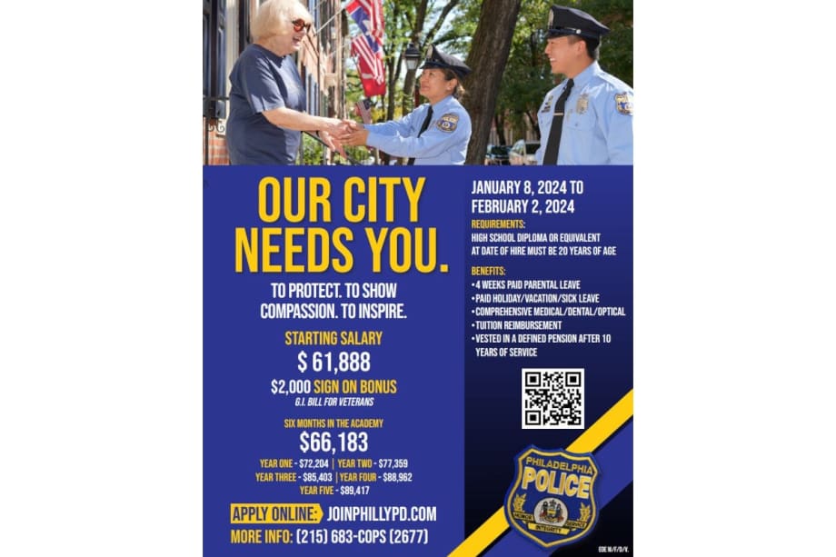 Philadelphia PD Launches Recruiting Campaign