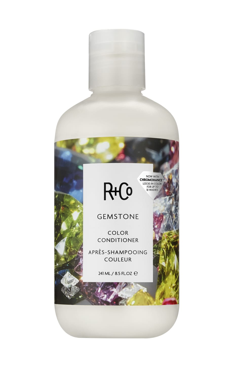 R+Co's Reformulated Gemstone Shampoo and Conditioner Lock In Color For Up to 10 Washes