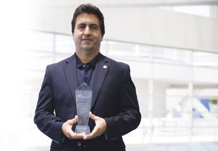 Winning the 2014 Public Sector Fleet Manager of the Year Award