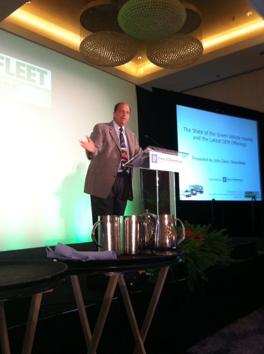 MotorWeek’s John Davis Kicks Off Green Fleet Conference