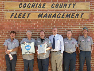 Cochise County Fleet Staff Recognized for Excellence