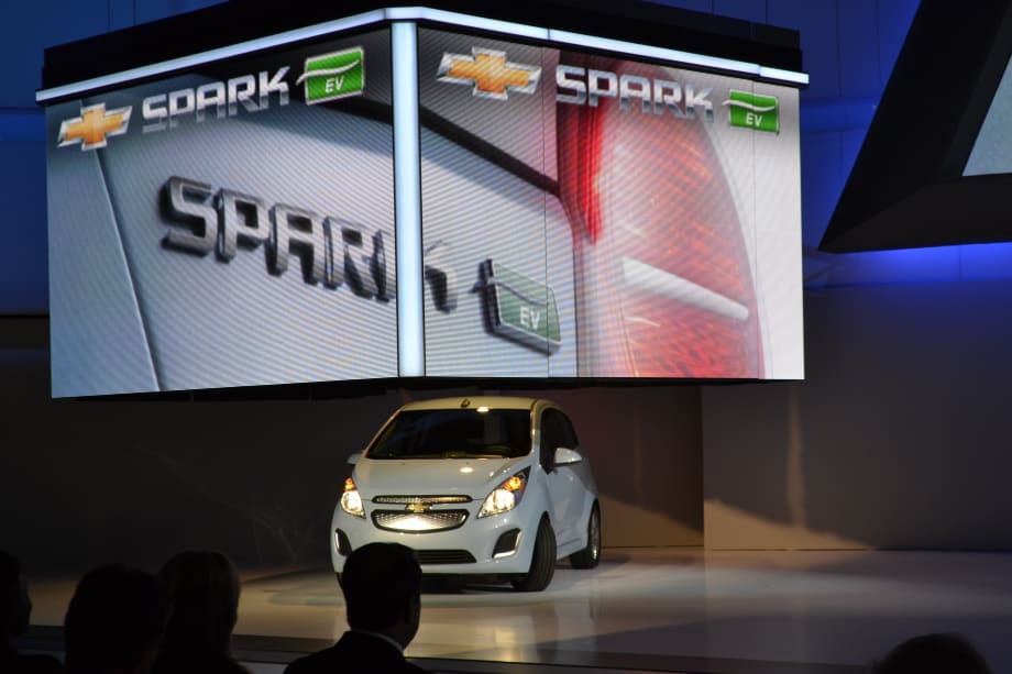 GM Shows Chevrolet Spark EV and 2014 Impala at LA Auto Show