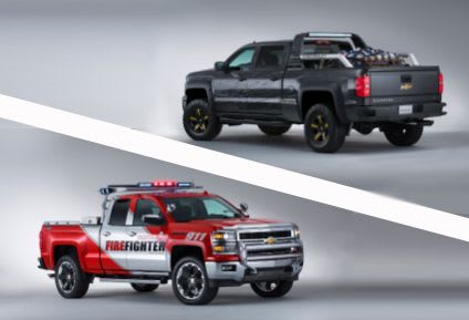 Chevrolet Reveals Silverado Firefighter & Black Ops Concept Trucks