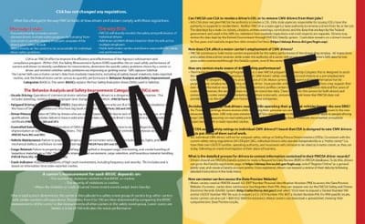 GMTA Produces Drivers' Guide to CSA