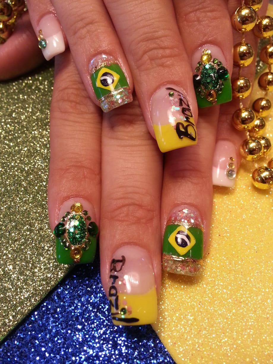 World Cup 2014 Nail Art
