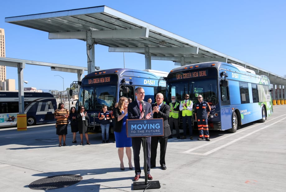 LADOT places largest electric bus order in U.S. history
