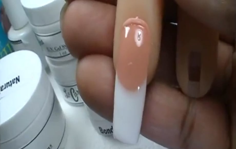 La Cara Sculptured Gel Nail Application Tutorial