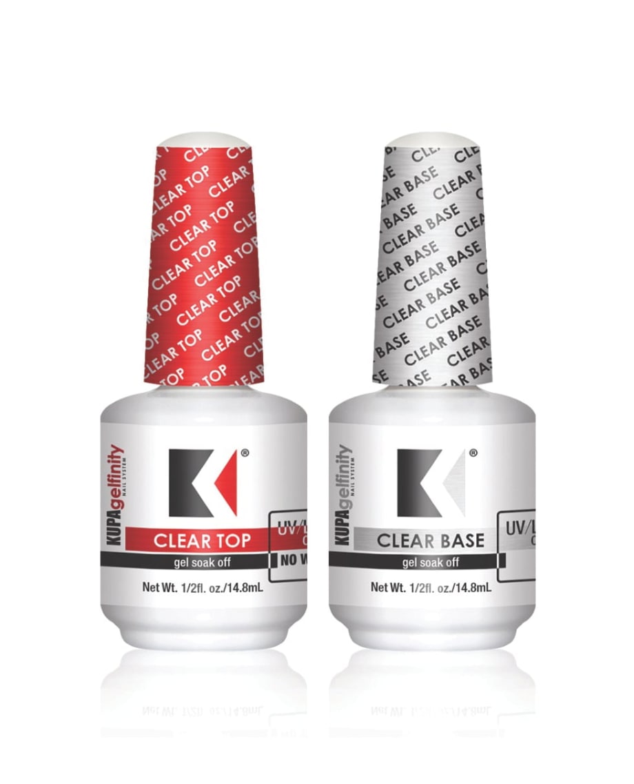 KUPA GelFinity Base & Top Coat Caps It Off