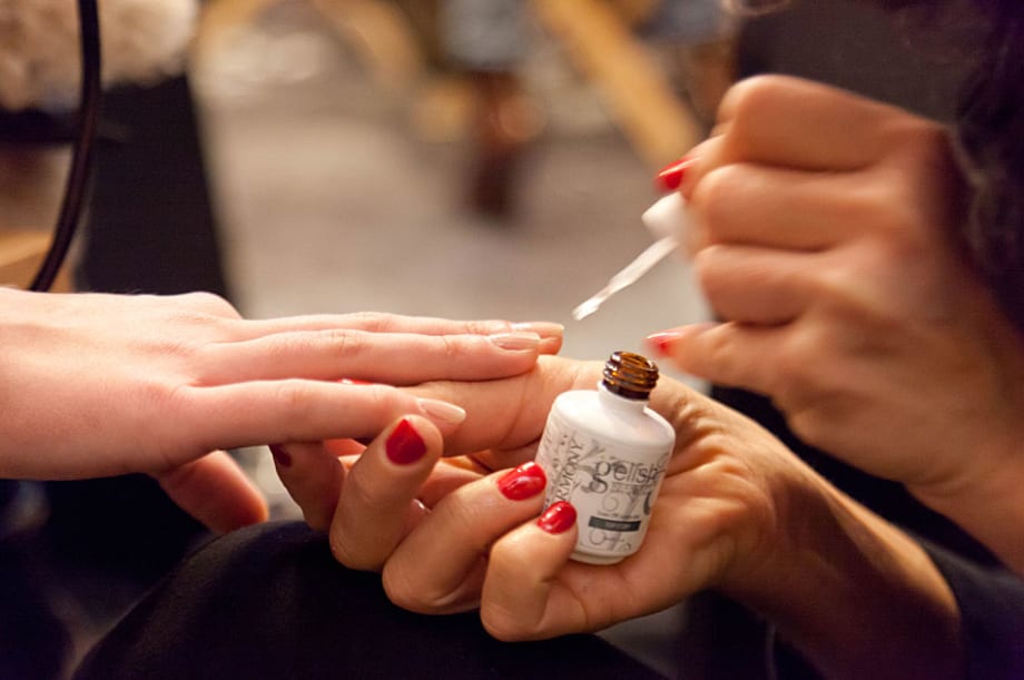 Gelish Manicures Provided Backstage at DSquared2 and Les Copains