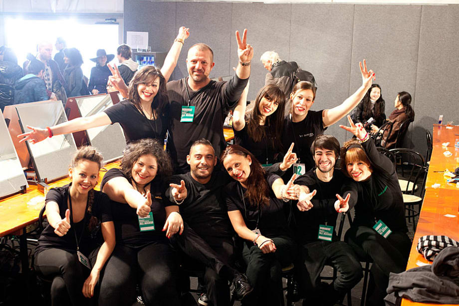 Gelish Manicures Provided Backstage at DSquared2 and Les Copains
