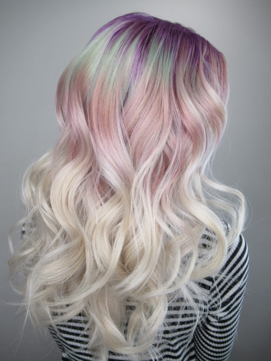 FORMULA: Trendy "Gem Roots" using Pravana VIVIDS Crystals