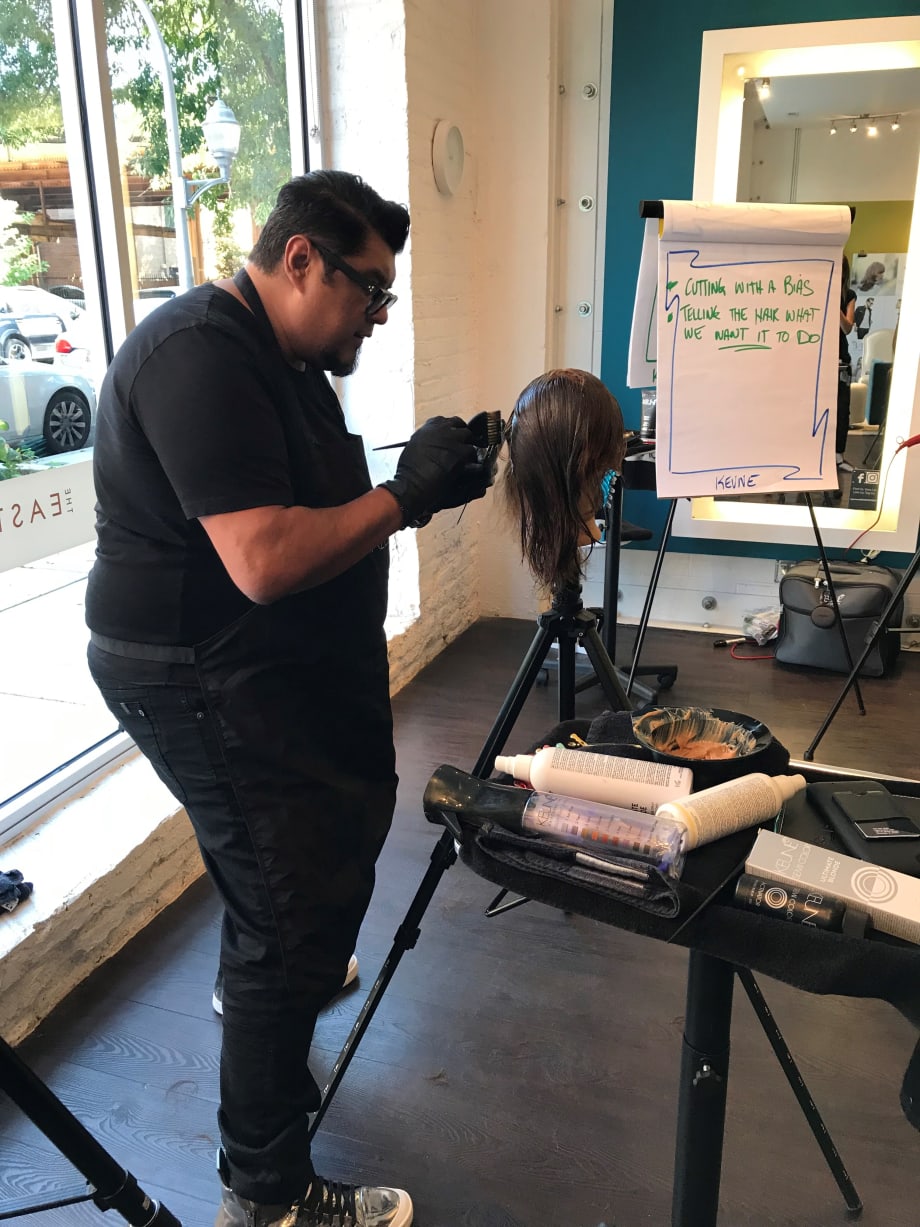 Marrying Cut and Color with Keune North America Creative Ambassador George Alderete