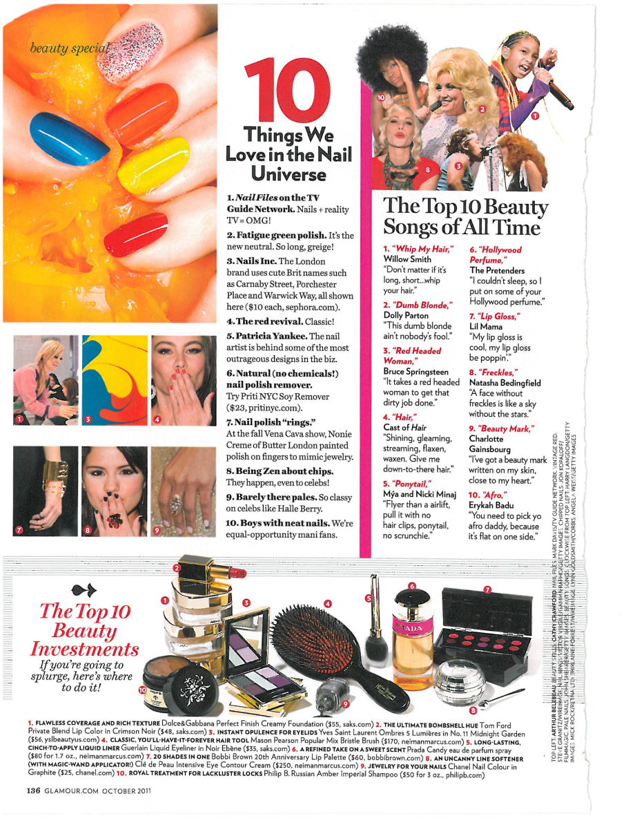 10 Things Glamour Mag Loves in the Nail Industry