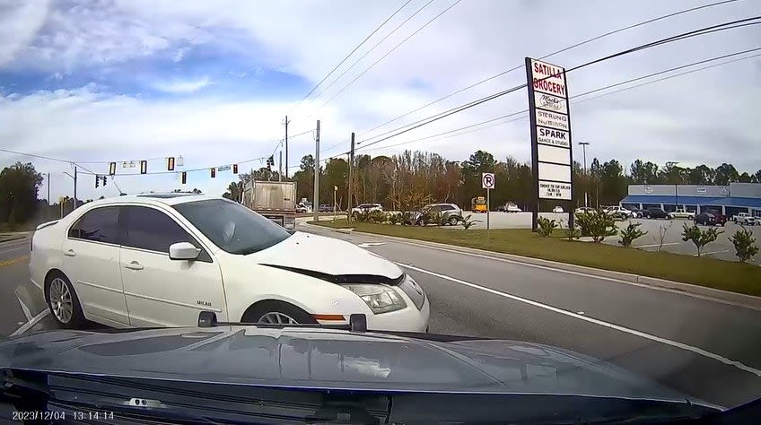 Georgia Deputy Takes Hit from Reckless Driver to Protect Motorists