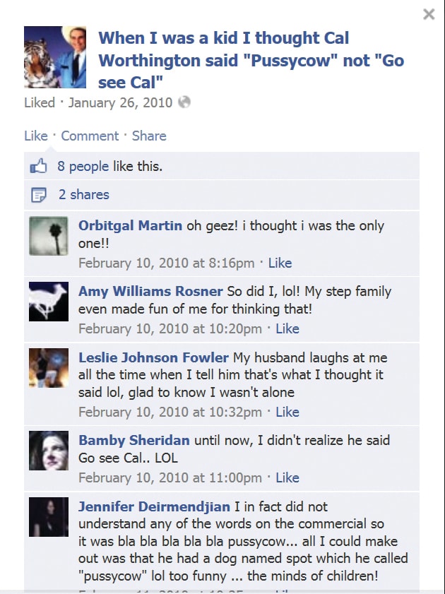 Go See Cal [Worthington]