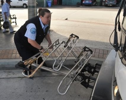 Calif. agency adds triple bike racks