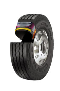 Goodyear Unveils New Waste Haul Tires