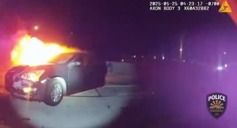 Arizona Officer Saves Firefighter’s Daughter from Burning Car