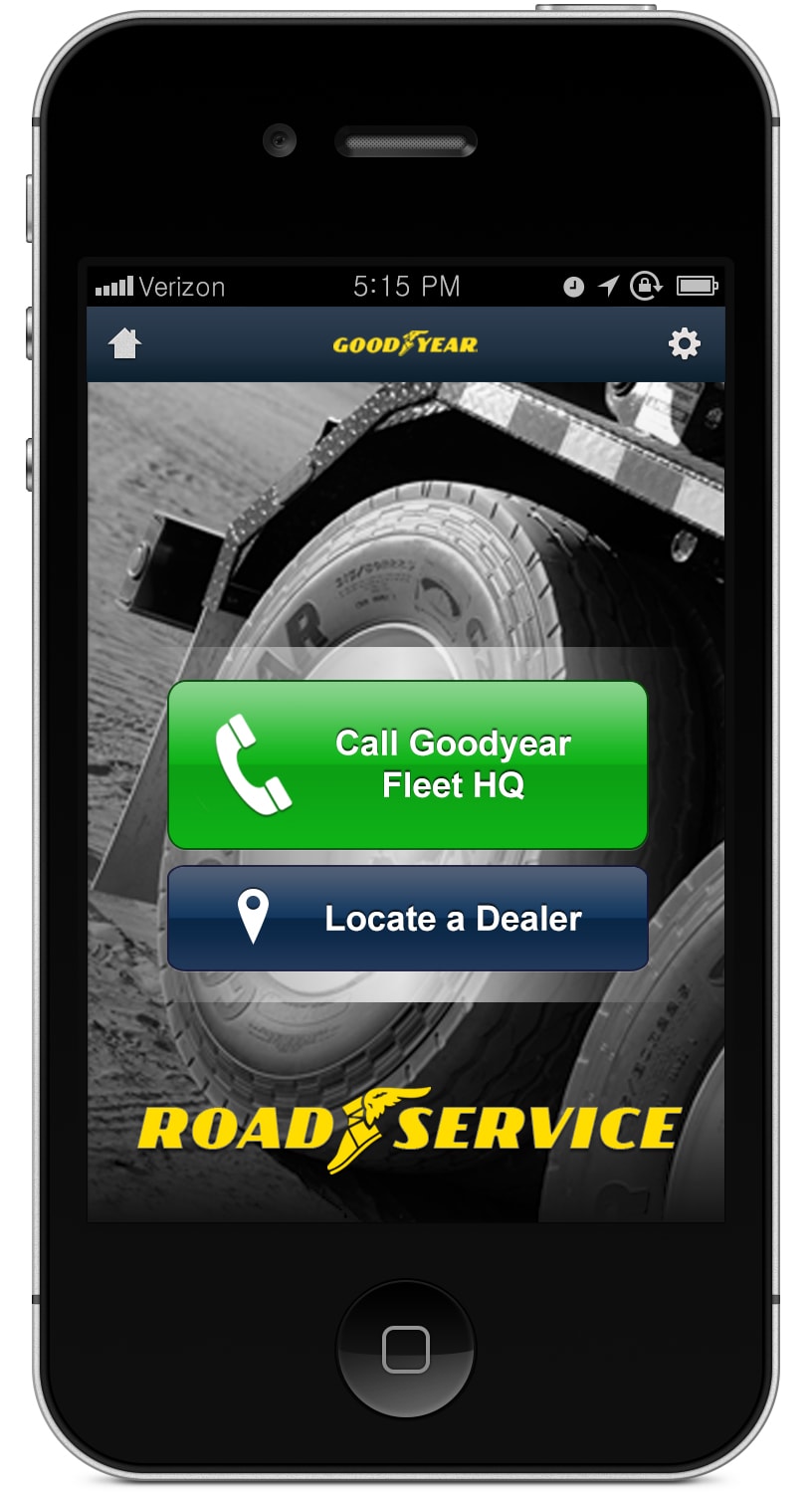Goodyear Launches Emergency RoadService App 