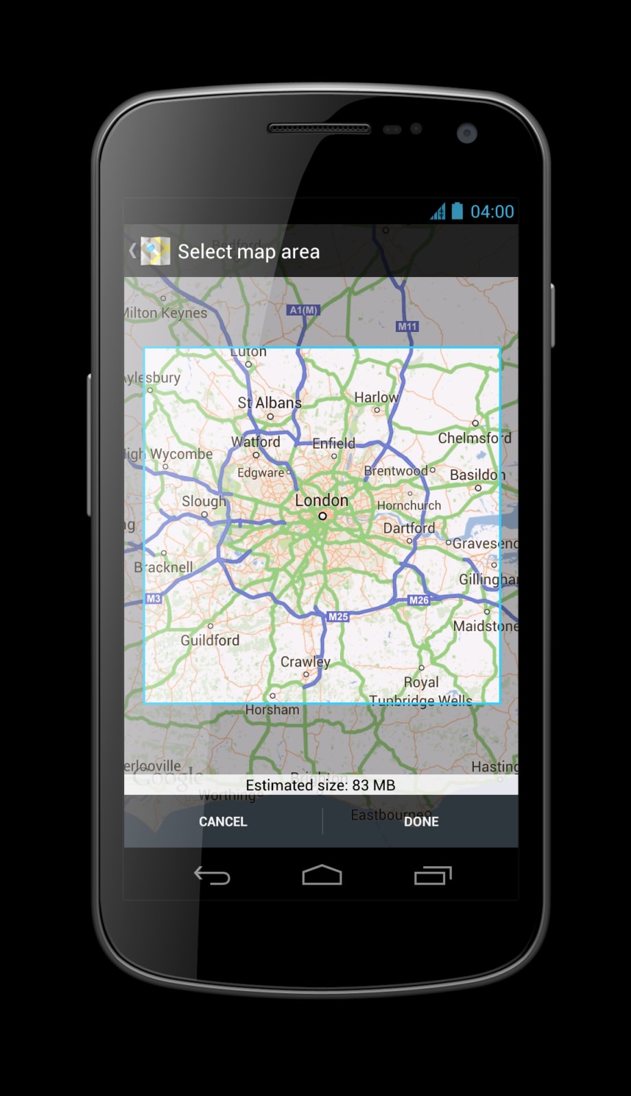 1M public transit stops on Google Maps for Android