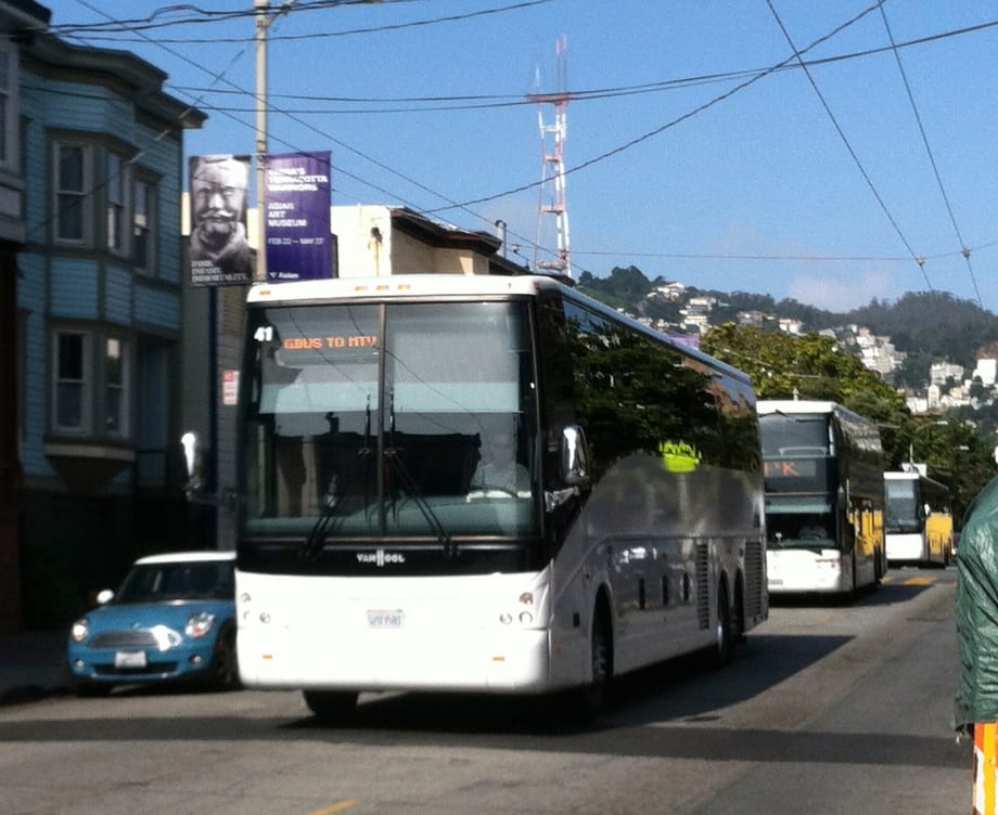 S.F. voters support 'Google buses,' poll says