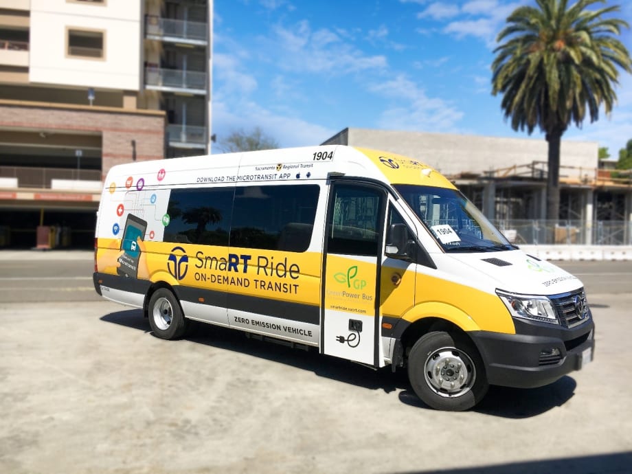 GreenPower continues delivery of SacRT's electric minibuses