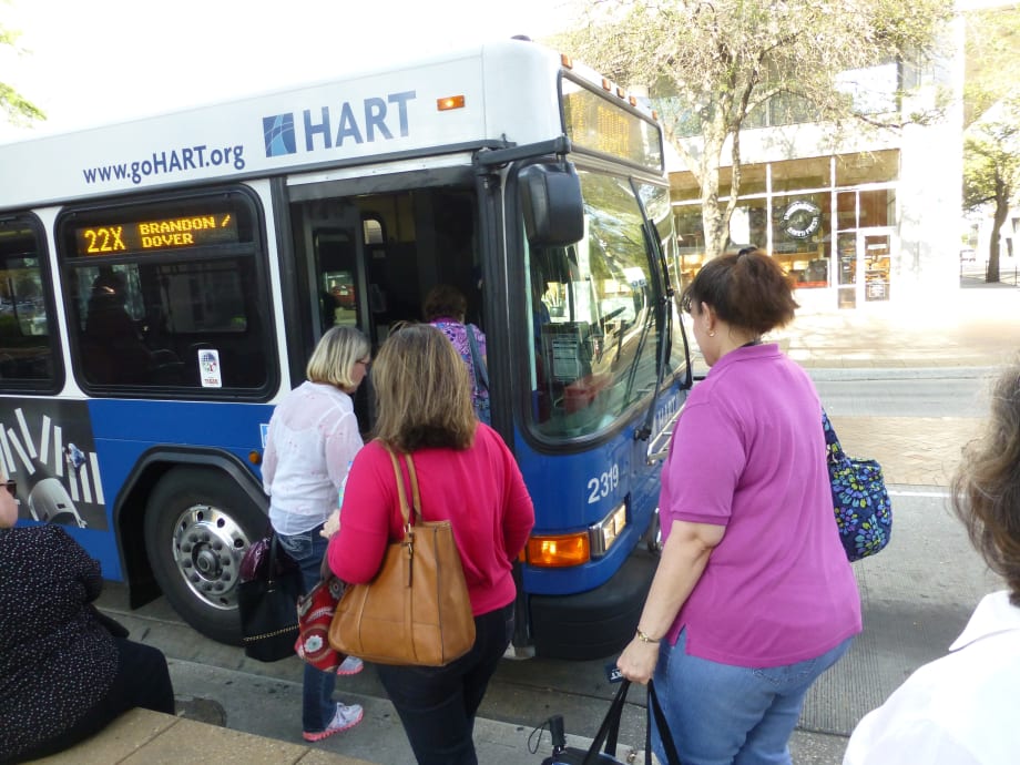 Americans took 10.1 billion trips on public transportation in 2017