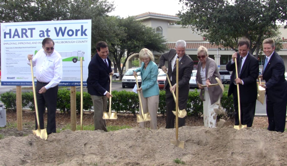 Fla.'s HART breaks ground on bus rapid transit