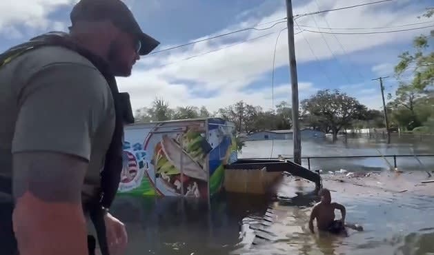 Sheriff and Deputy Rescue Tampa Teen from Floodwaters Caused by Hurricane Milton